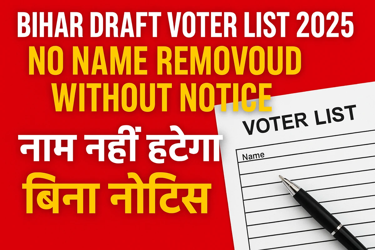 Bihar Draft Voter List 2025
